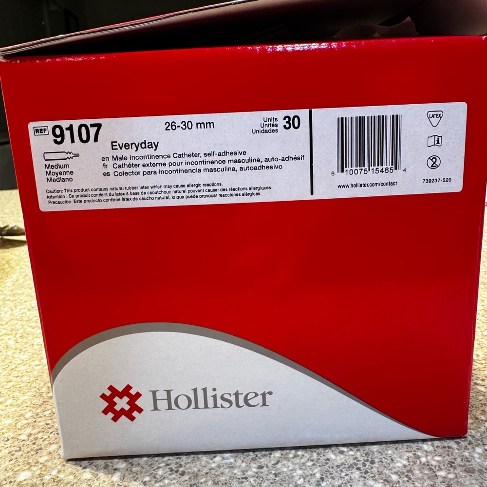 Hollister Everyday Male Incontinence Catheters - Medium 26-30